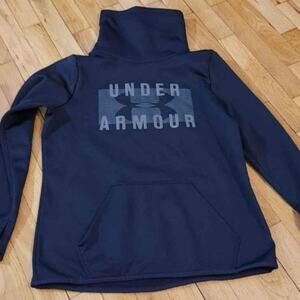 Women's Pullover Hoodie Under Armor Sweatshirt Activewear funnel neck Small